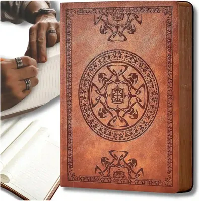 Produktbild von Braunes Notizbuch Planer Notizbuch Notizbuch mit  A6 144 Blatt