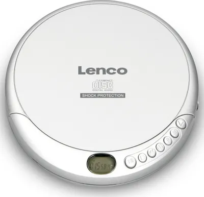 Produktbild von Lenco CD-201SI - Tragbarer CD-Player mit Anti-Schock - Hörbuchfunktion - Akku-Aufladefunktion - Silber