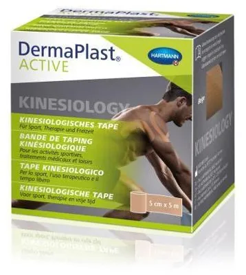 Obrázok produktu pre Dermaplast Active Kinesiology Tape 5 cmx5 m béžová 1 St