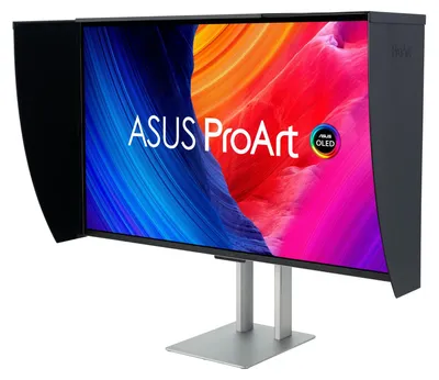 Produktbild von ASUS ProArt OLED PA32UCDMR-K, 80 cm (31.5"), 3840 x 2160 Pixel, 4K Ultra HD, QD-OLED, 0,1 ms, Schwarz, Silber