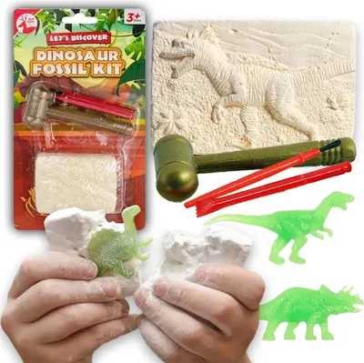 Image de Kit d'excavation Dino Petit archéologue Dinosaure Excavation Fossile Jouet pour enfants à partir de 4 ans
