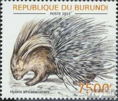 Produktbild von Briefmarken Burundi 2012 Mi 2827 (kompl.Ausg.) postfrisch Stachelschwein