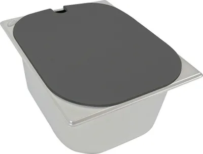 Immagine prodotto di Lavello in acciaio inox con coperchio - antracite campeggio 325x265x100 mm camper