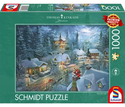 Produktbild von Thomas Kinkade Studios: Santa's Silent Night (1000 Teile)