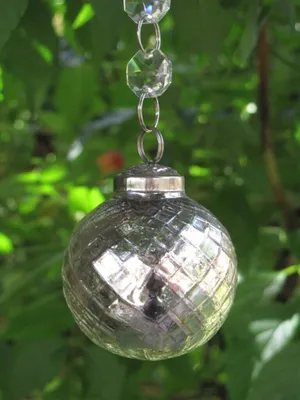 Produktbild von Christbaumkugel Princess mit Netzmuster aus Glas