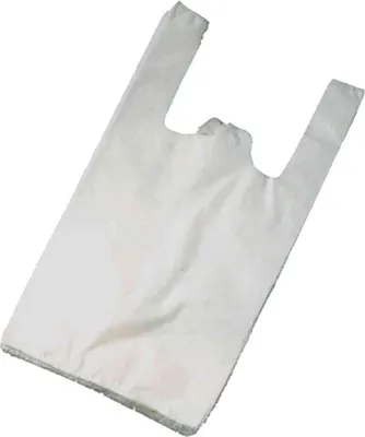 Produktbild von 500 Hemdchentragetaschen Hemdchentüten 24x14x42 cm (11 my) weiß