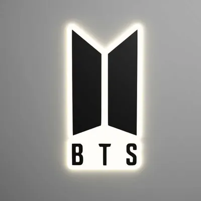 Imagen del producto de Lámpara con el logotipo de BTS