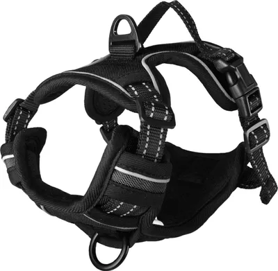 Immagine prodotto di Pettorina per cani FLAMINGO Balou Nero L 60-85 cm 25 mm