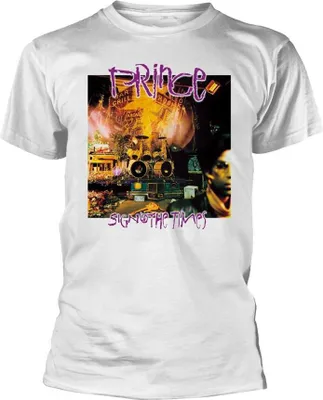 Produktbild von Prince - "Sign O´ The Times" T-Shirt für Herren/Damen Uni PH1401 (M) (Weiß)