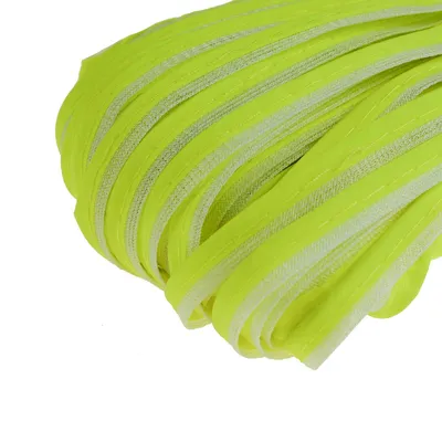 Paspelband zwischen Teilungsnähten weiß-neongelb