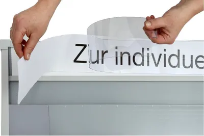 Produktbild von Beschriftungsstreifen für Kopfleiste B800xH100mm