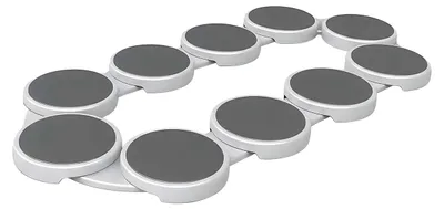 Obrázek produktu pro Otočná deska, 360° otáčení, snadno čistitelný design, 10 talířů