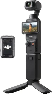 Obrázok produktu pre DJI Osmo Pocket 3 Creator Combo, 4K Ultra HD, 3840 x 2160 px, 1920 x 1080,2688 x 1512,3840 x 2160, 240 fps, H.264, H.265, MP4, 9,4 MP