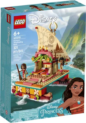 Obrázek produktu pro LEGO Disney Princess Vaiana a její objevitelská loď, Sada na stavění, 6 rok/roky, Plast, 321 kusů, 437 g