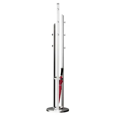 Produktbild von Kerkmann Kleiderständer Solitär 30606914 silber Metall 8 Haken 40,0 x 175,0 cm, 1 St.