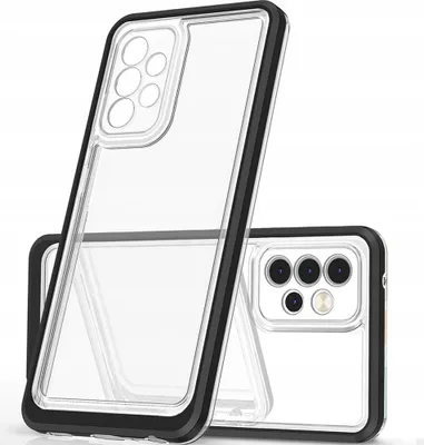 Obrázok produktu pre Priehľadný kryt Etui s rámom pre Samsung Galaxy A13 5G Black