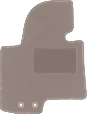 Produktbild von Fahrerfußmatte Velours beige passend für Hyundai Tucson II (2009-2015, SUV) – mit Befestigungen – passgenau
