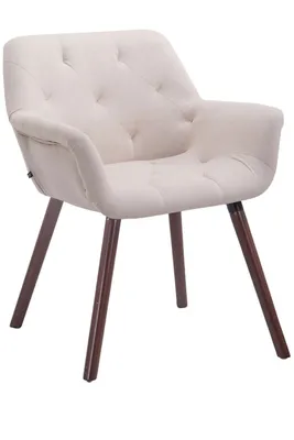 Produktbild von Besucherstuhl HLO-CP13 Stoff walnuss beige