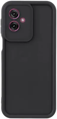 Immagine prodotto di Custodia per Motorola Moto G55 - Cover posteriore Phonesta Grooved in silicone - Nero