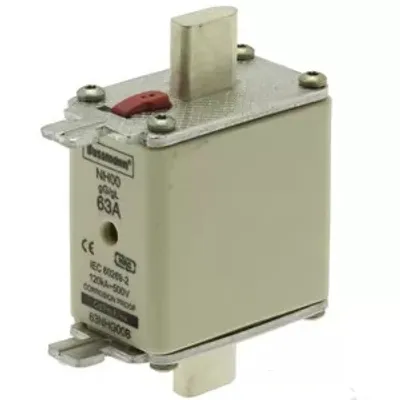 Obrázek produktu pro Eaton 63NHG00B NH pojistka s mechanickým indikátorem pojistky Velikost pojistky = 00 63 A 500 V 3 ks