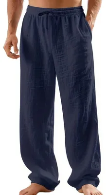 Productafbeelding van Currero Linnen Broek Heren Wit M