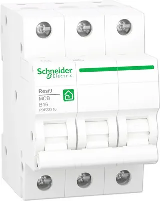 Image de SCHNEIDER ELECTRIC Disjoncteur de protection de ligne B 16A 3p 400V 6kA 3TE AC