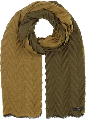 Produktbild von Fraas Damen Stola aus Polyester mit Doubleface Plissee-Struktur 70 x 200 cm