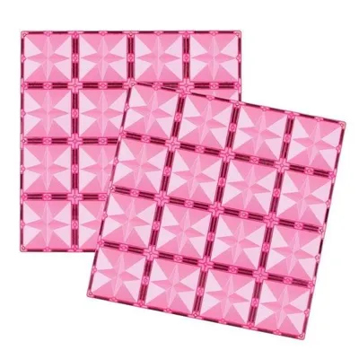 Obrázok produktu pre Klocki magnetyczne COBLO dwie płyty różowe 30x30 cm