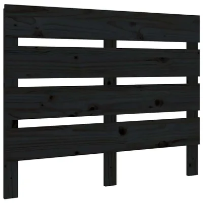 Produktbild von Bett-Kopfteil Schwarz 100x3x80 cm Massivholz Kiefer