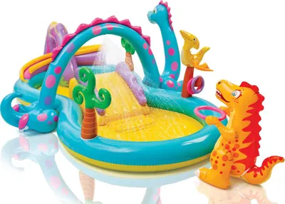 Immagine prodotto di Piscina Gonfiabile "Dinosauri" +3 Anni - cm. 302x229x112h. peso kg.8,10 (57135)