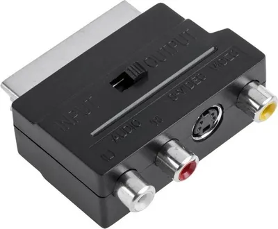 Image de ZLA0352 Connecteur européen S-18 3xGN.RCA+SVHS+prz.