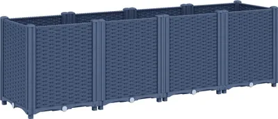 Obrázok produktu pre vidaXL Kvetináč modro-šedý 160x40x53 cm PP
