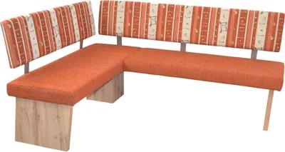 Produktbild von Eckbank Schenkel wechselbar 140x180 cm Eiche/Terra