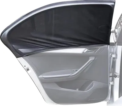 Immagine prodotto di Allecto Premium - Protezione solare auto 2 pezzi per finestrino laterale auto bambini SUV 70 x 50 cm