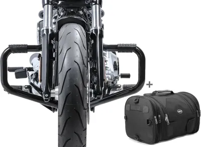 Zdjęcie produktu dla Zestaw crash bar + torba tylna RB1 do motocykli typu chopper / custom Breakout 114