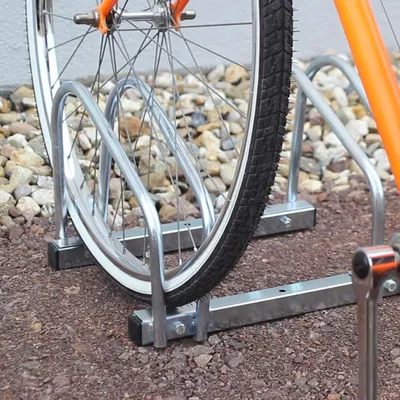 Produktbild von Fahrradständer 2 Fahrräder für Boden und Wand