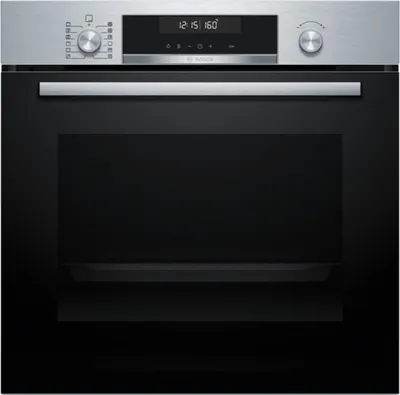 Produktbild von Bosch Serie 2 HBG578BS3+ PKN645BA2E, Keramik, 4 Zone(n), Glaskeramik, Schwarz, Berührung, 58,3 cm