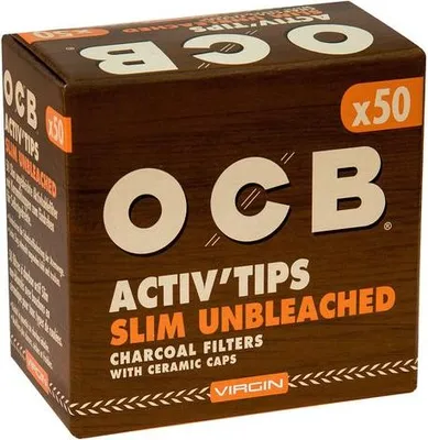 Produktbild von OCB Slim Virgin Aktivkohlefilter 50 Stück