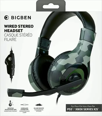 Produktbild von Multi Headset Stereo V1 BigBen greencamo