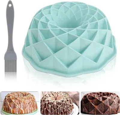 Produktbild von Silikonform für Kuchen, Gelee, Brot - Ø 23 cm - Blau