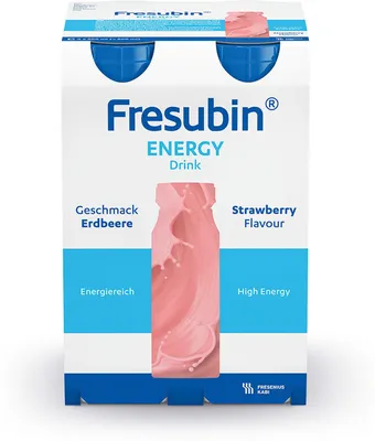 Produktbild von Fresubin Energy Drink Erdbeere Trinkflaschen, 800 ml Lösung