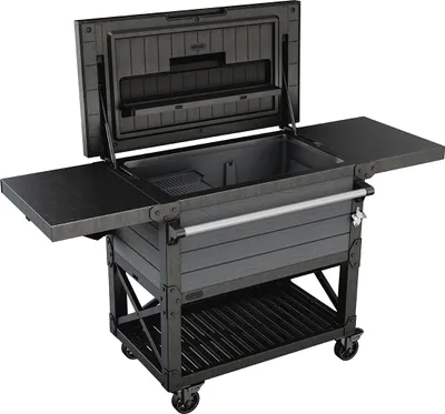 Produktbild von Keter Terrassenkühler und Getränkewagen "Unity Patio Cooler" anthrazit