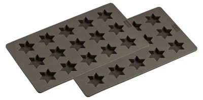 Immagine prodotto di Lurch 565020 FlexiForm, set da 2 stampi per biscotti a forma di stella di zenzero, dimensioni 17 x 30 cm ciascuno