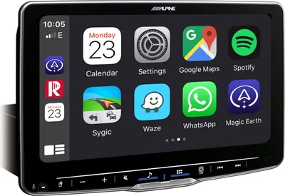 Produktbild von Alpine iLX-F905TRA | Autoradio mit 9-Zoll Touchscreen, DAB+, 1-DIN-Einbaugehäuse, Apple CarPlay Wireless und Android Auto Unterstützung für Ford Transit (ab Modelljahr 2018)
