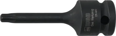 Produktbild von WGB Steckschlüssel Torx 60 - Kraft Steckschlüssel mit 1/2 Zoll vierkant, TX60 schwarz