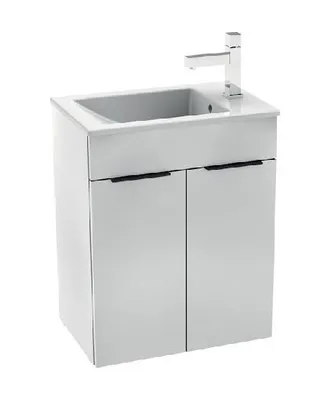 Obrázok produktu pre Kúpeľňová skrinka s umývadlom Jika CUBE biela 500 x 347 x 622 mm