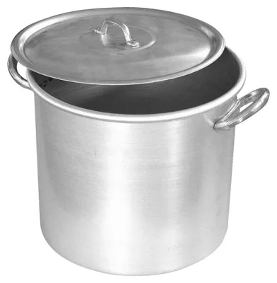 Produktbild von Pardini 449432 Tomatentopf mit Deckel, Aluminium, 32 cm, Edelstahl, gelb