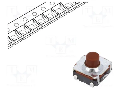 Image de 10 x Mikrosc T 5 mm, KST241JLFS, Mikrosc T 3,5 N, Position : 2, 0,05 A / 32 VDC