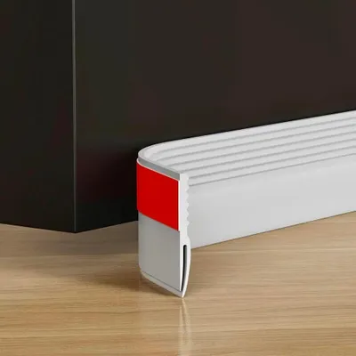 Immagine prodotto di Striscia paraspifferi - Guarnizione per porta - Autoadesiva - 4,5 x 100 cm - Bianca