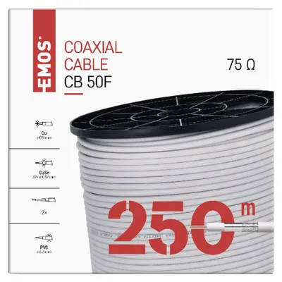 Koaxialkabel CB50F, 250m